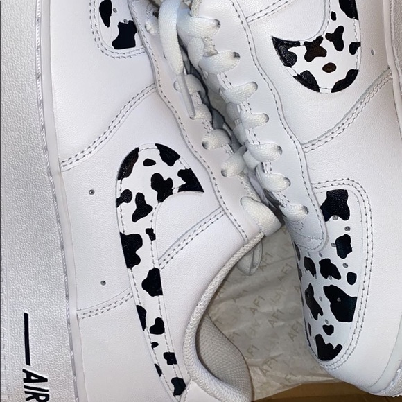 Nike Shoes - Cow Custom Air Force 1